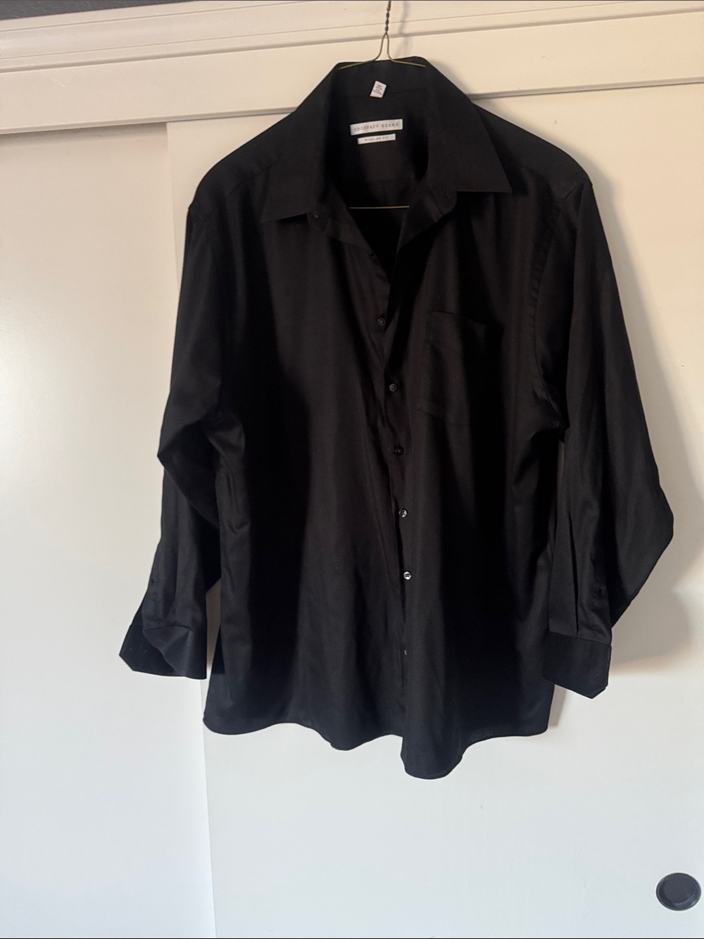 Geoffrey Beene Black Regular Fit Shirt